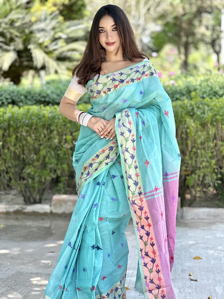 অরিজিনাল আড়ং সুতি শাড়ি।CS-17