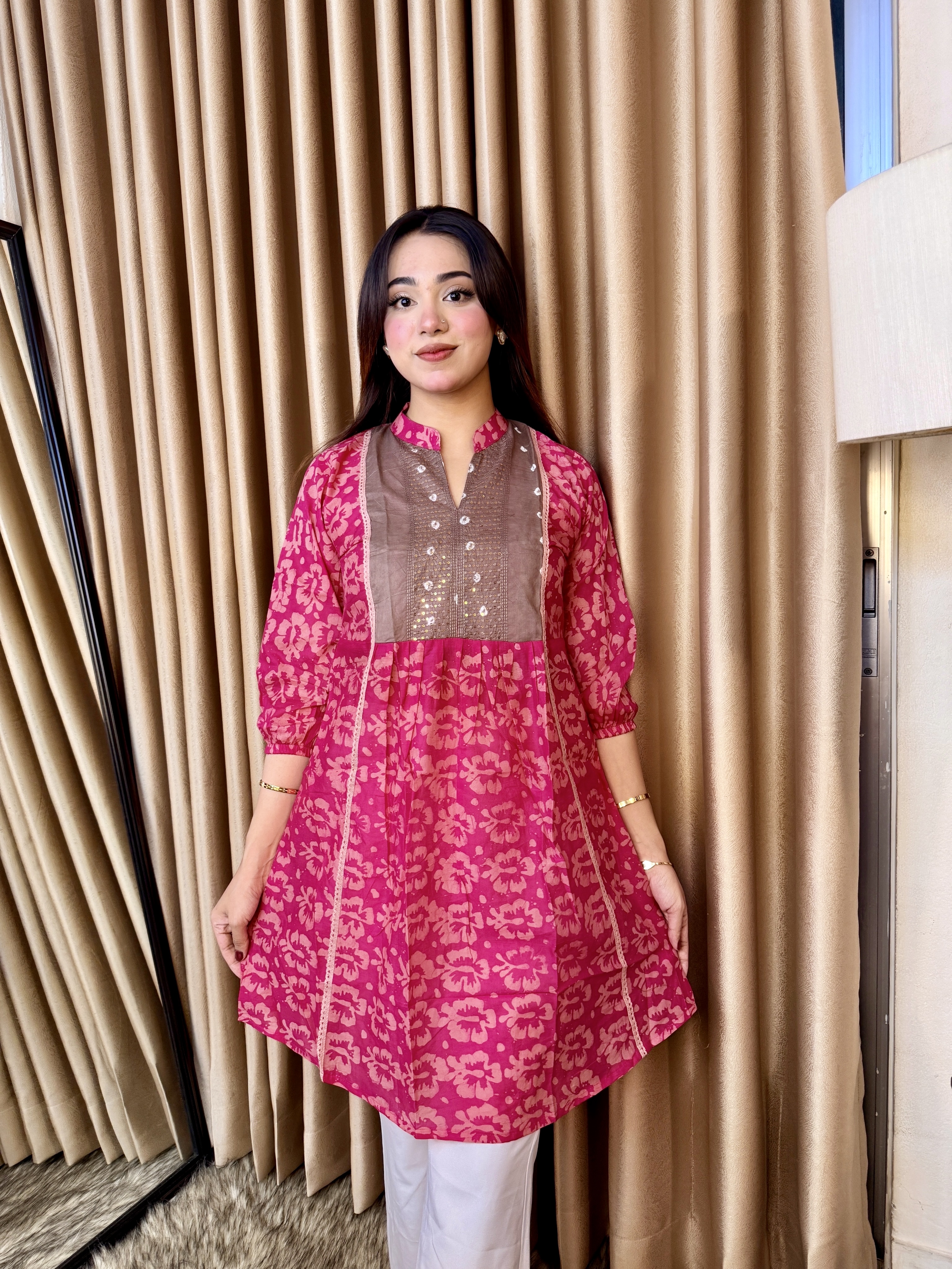 Batik Kurti One Piece | BK-100