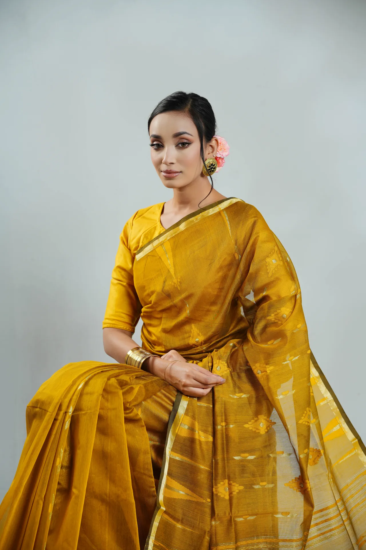 Tant Jamdani Takely Exclusive Suti Saree