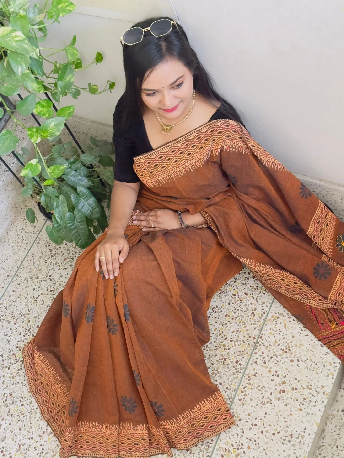 এক্সক্লুসিভ হ্যান্ডলুম পিওর সুতি শাড়ি