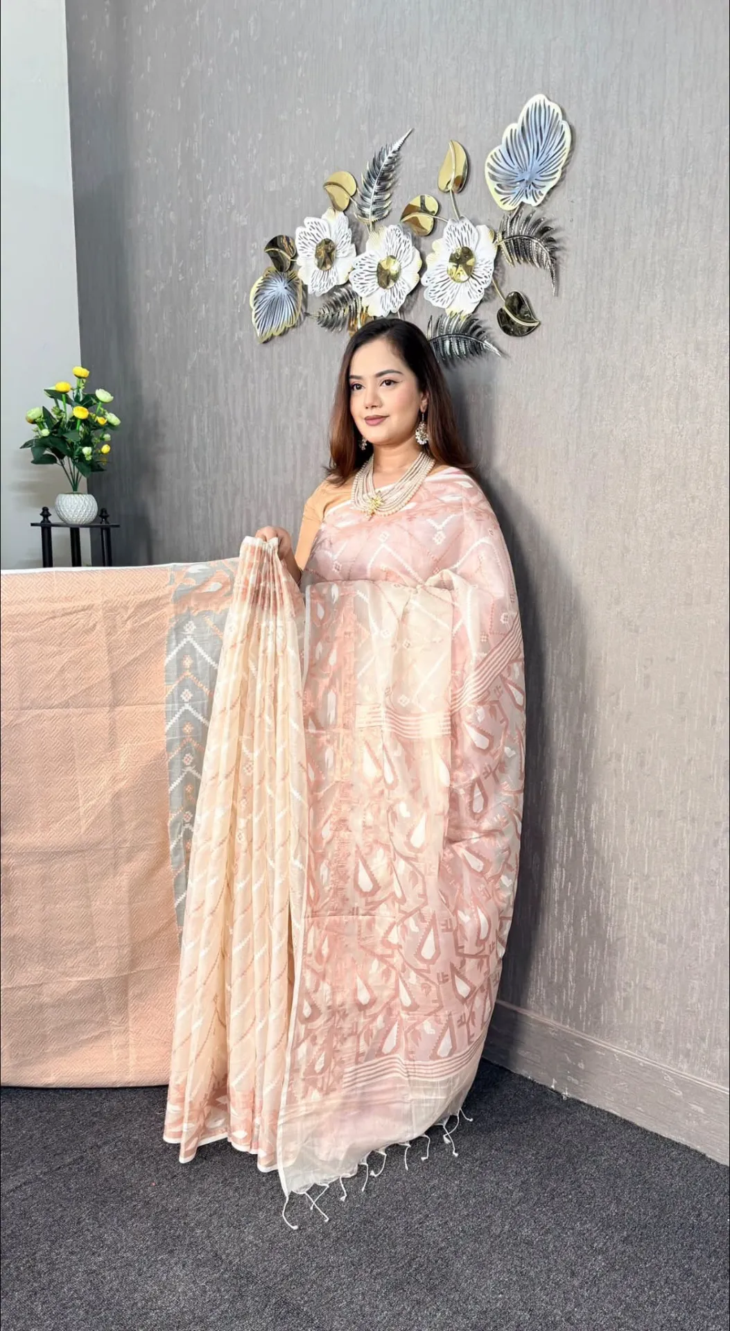 Silk  Jamdani Saree