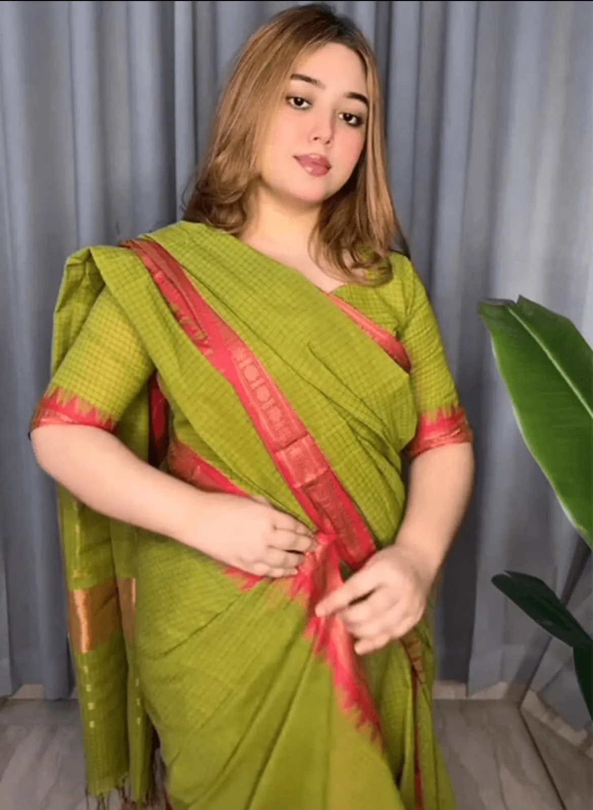 দেশীয় তাঁতের হ্যান্ডলুম পিওর সুতি শাড়ি|